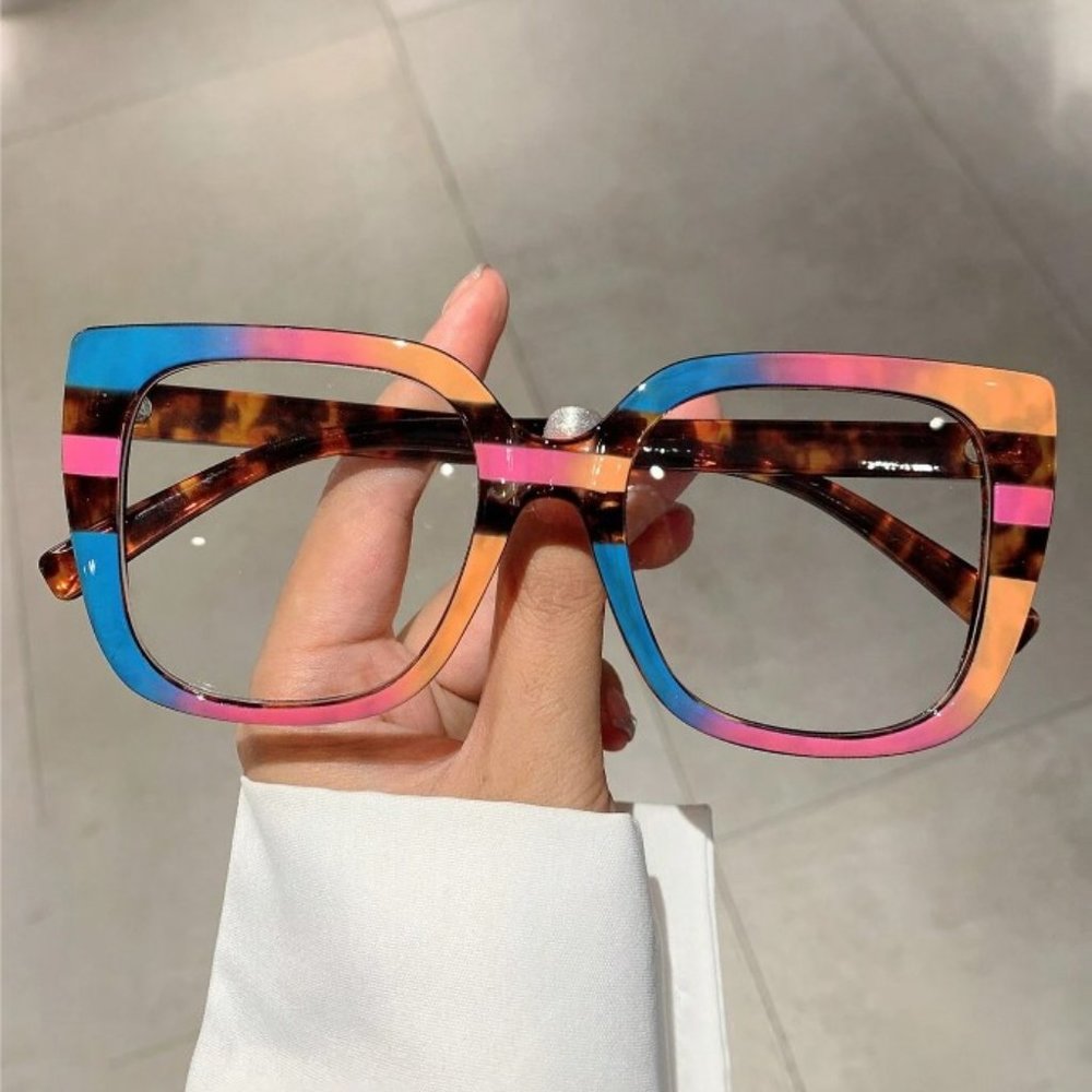 New in Box Women's Multicolor, Cat-Eye Fashion Frames